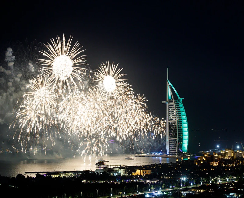 Burj Al Arab Fireworks Yacht