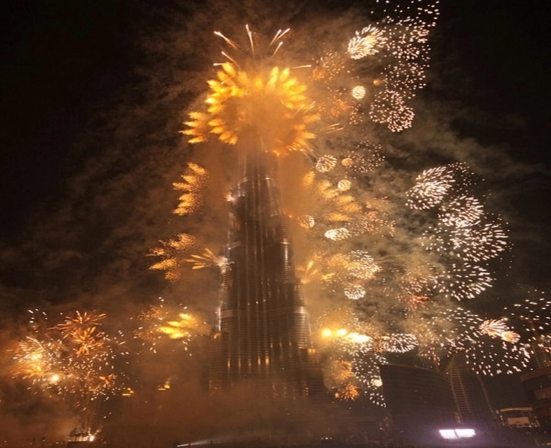 Burj Khalifa Countdown Yacht